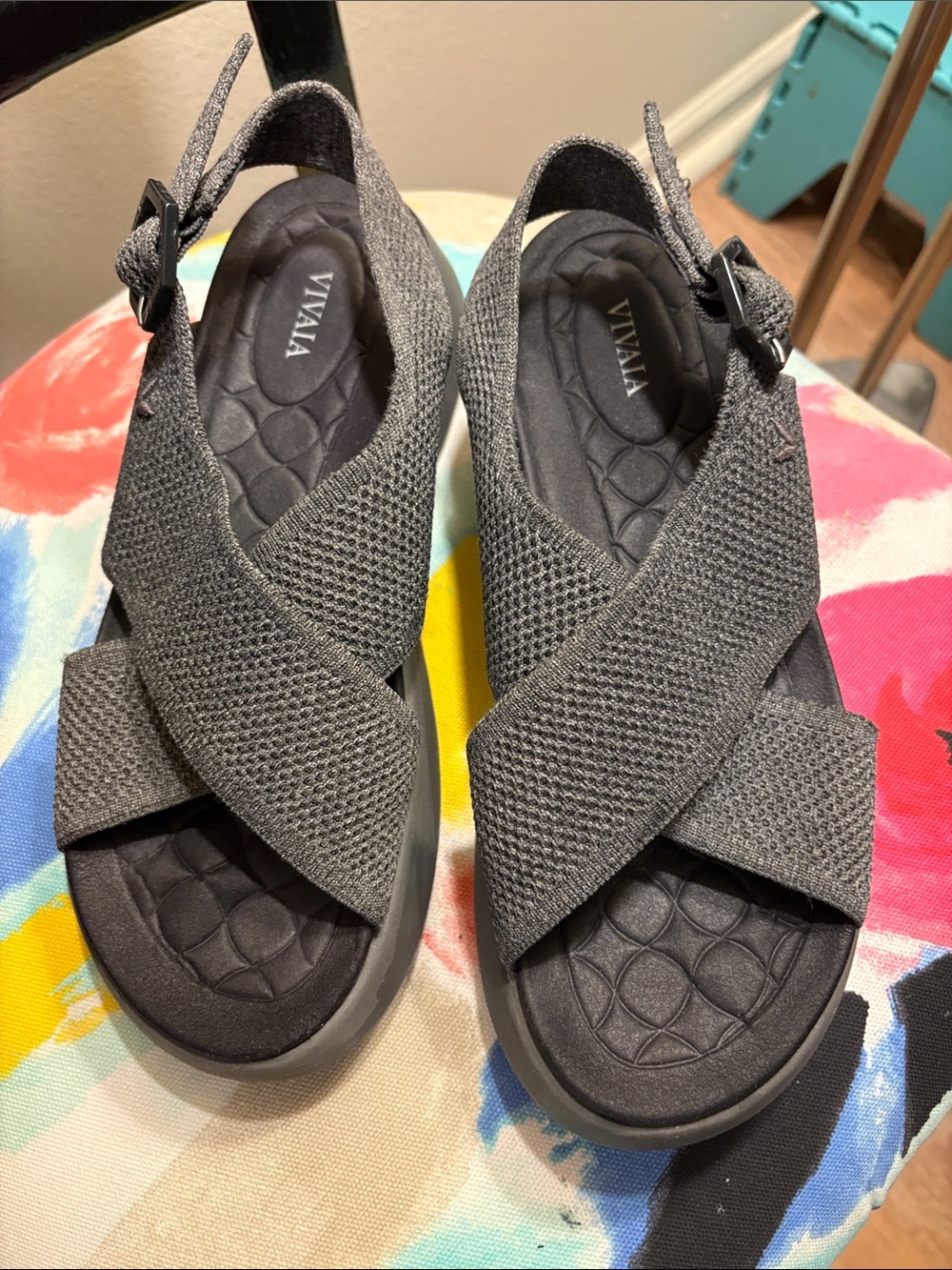 Vivaia gray sandals